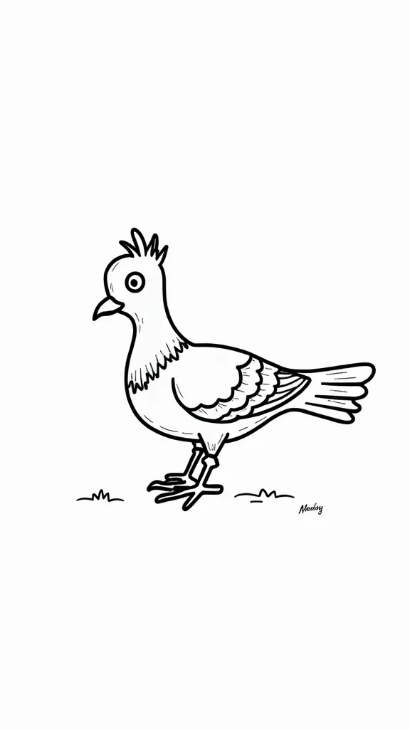 printable mo willems pigeon coloring pages free